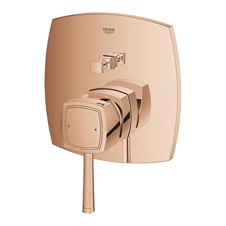 Grohe Grandera 24068DA0 Rose Gold Banyo Bataryası