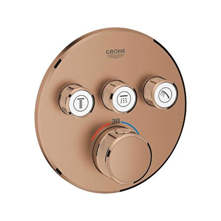 Grohe Grohtherm Smartcontrol 29121DL0 Rose Gold Banyo Bataryası