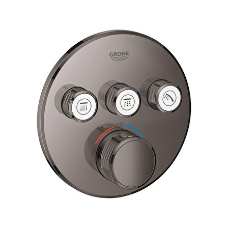 Grohe Grohtherm Smartcontrol Üç Valfli Akış Kontrollü, Ankastre Termostatik Duş Bataryası - 29121A00