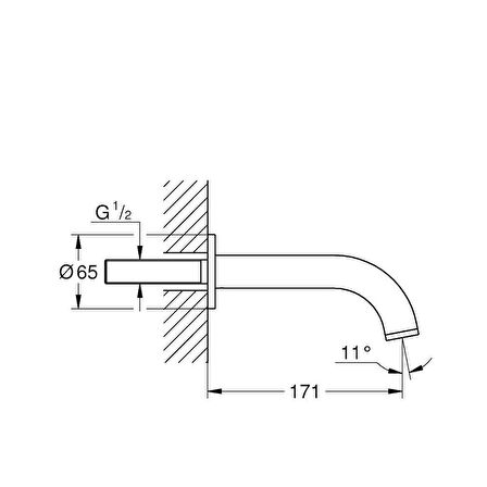 Grohe Atrio Çıkış Ucu - 13139Gl3