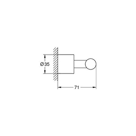 Grohe Atrio Havlu/Bornoz Askılığı - 40312DA3