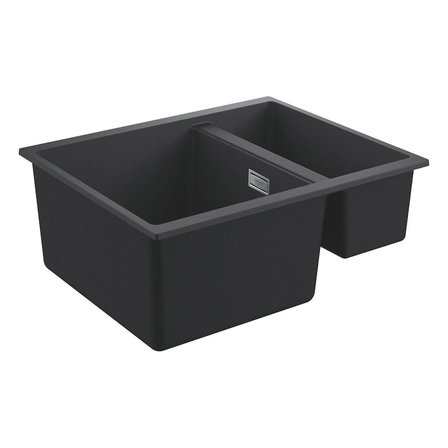 Grohe K500 Kuvars Kompozit 1,5 Göz Eviye 60 -C 55,5/46 Granit Siyah Rengi - 31648AP0