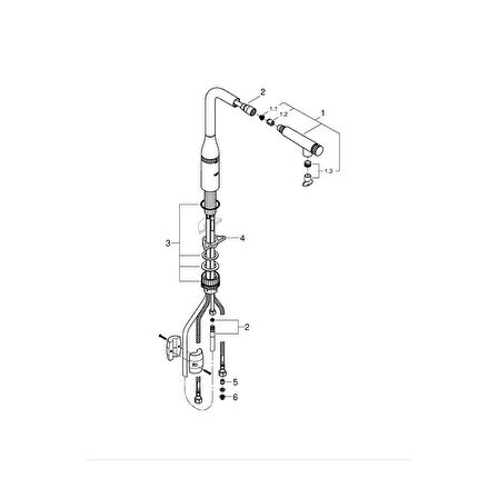 Grohe Essence Smartcontrol Eviye Bataryası - 31615DA0