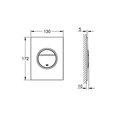 Grohe Nova Cosmopolitan S Kumanda Paneli - 37601Al0