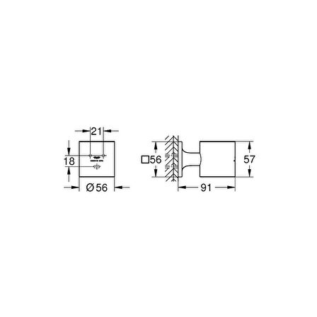 Grohe Allure Sabunluk Tutacağı - 40278001