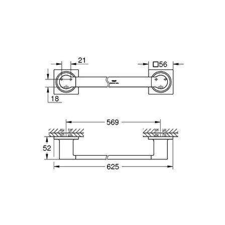 Grohe Allure Havluluk - 40341001