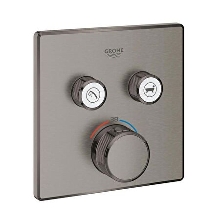 Grohe Grohtherm Smartcontrol 29124AL0 Antrasit Banyo Bataryası