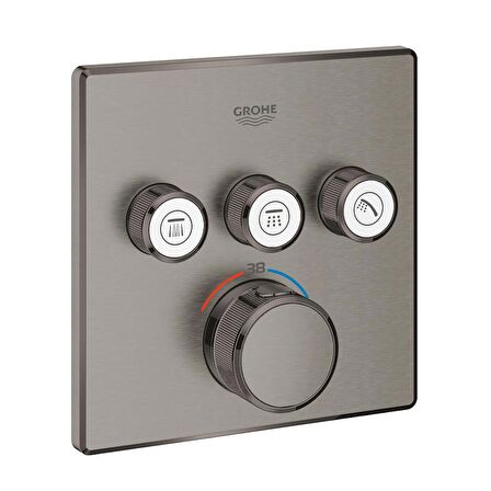 Grohe Grohtherm Smartcontrol 29126AL0 Antrasit Banyo Bataryası