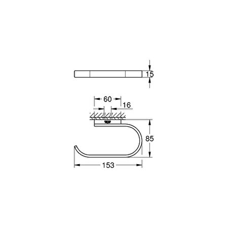 Grohe Selection Tuvalet Kağıtlığı 41068DL0