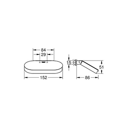 Grohe Selection Tuvalet Kağıtlığı - 41069GN0