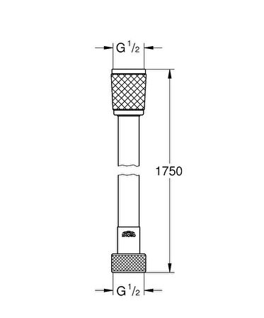 Grohe Relexaflex Duş Hortumu 175 cm - 28154002