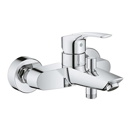 Grohe Eurosmart Gümüş Banyo Bataryası