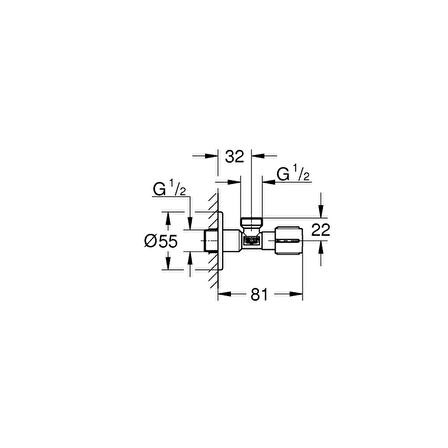 Grohe Ara Musluk 1/2" - 22041AL0