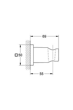 Grohe Rainshower® El Duşu Askısı - 27075000