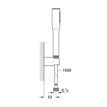 Grohe Euphoria Cosmopolitan Stick Duş Seti - 27369000