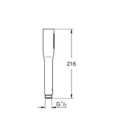 Grohe El Duşu 1 Akışlı Euphoria Krom - 27400000