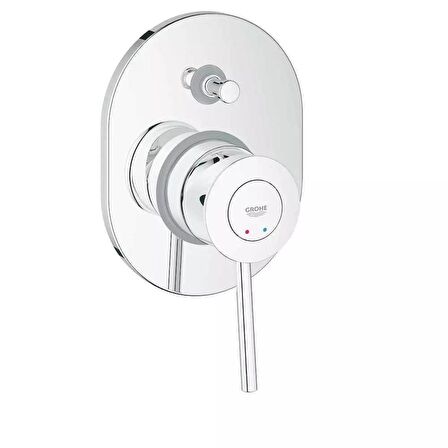 Grohe BauClassic 29047000 Gümüş Banyo Bataryası