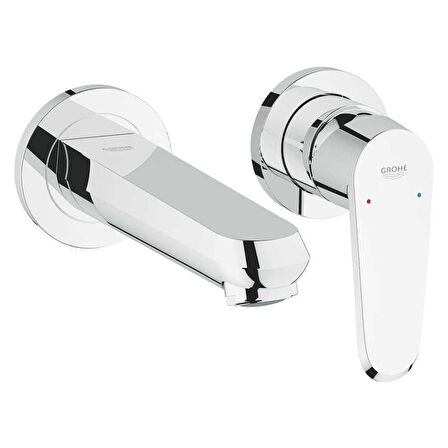 Grohe Eurodisc Cosmopolitan İki Delikli Duvardan Lavabo Bataryası - 19573002