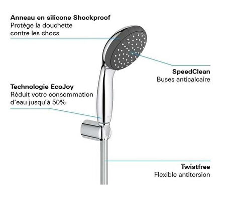 Grohe Vitalio Start 2 Akışlı El Duşu Seti 27950000