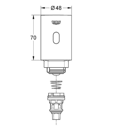 Grohe Tectron Retro-Fit Ünite - 37427000
