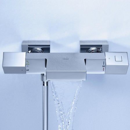 Grohe Grohe Grohtherm Cube 34497000 Gümüş Banyo Bataryası