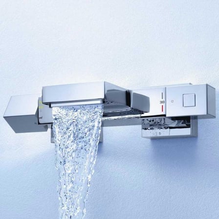Grohe Grohe Grohtherm Cube 34497000 Gümüş Banyo Bataryası