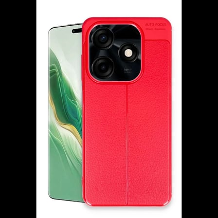 Tecno Spark Go 2024 Kılıf Auto Focus Kapak - Kırmızı