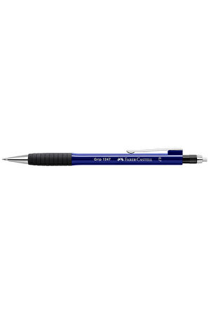 Grip 1345/47 Versatil Kalem, 0.7 mm,Lacivert, Ergonomik Tutuş, Yaylı Uç, Uzun Silgi, Modern Tasarım