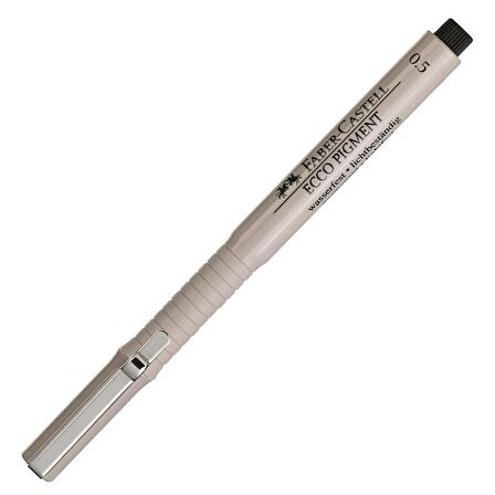 Faber Castell Ecco Pigment Çizim Kalemi 0.5 mm Siyah