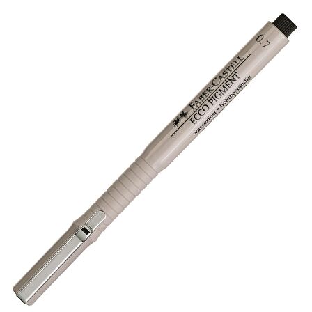 Faber Castell Ecco Pigment Çizim Kalemi 0.7 mm Siyah