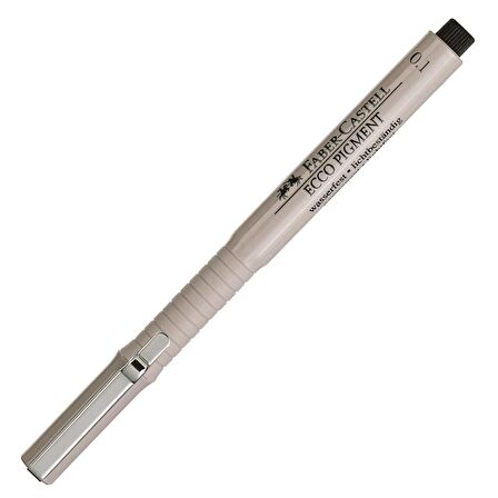 Faber Castell Ecco Pigment Çizim Kalemi 0.1 mm Siyah