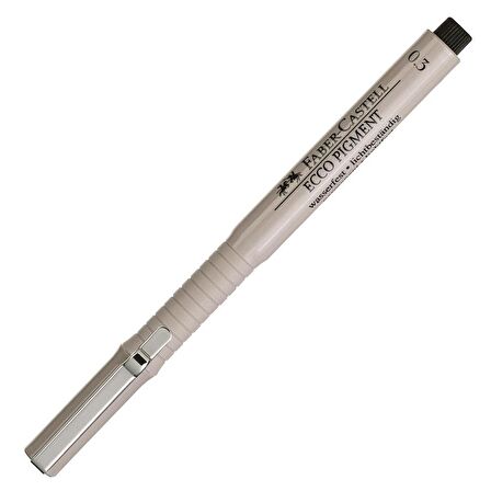 Faber Castell Ecco Pigment Çizim Kalemi 0.3 mm Siyah
