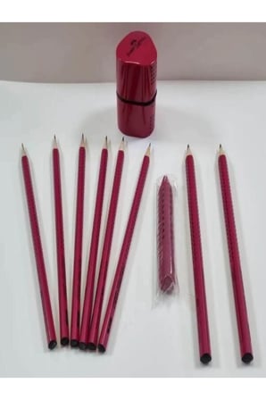 Grip 2001 Kurşun Kalem Bordo Renk Seti
