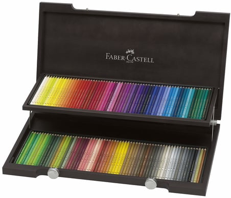 Polychromos Kuru Boya Kalemi Ahşap Kutu, 120 Renk