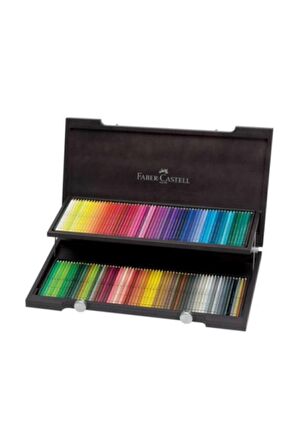 Faber Castell Polychromos 120 Renk Ahşap Kutu Kuru Boya 11 00 13