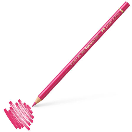 Faber Castell Polychromos Kuru Boya Kalemi  Gül Kırmızı / 124