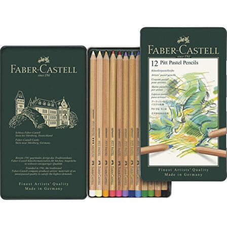 Faber Castell Pitt Pastel Boya Kalemi 12 Renk 