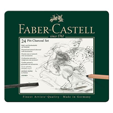 Faber Castell Pitt Charcoal Set 24lü