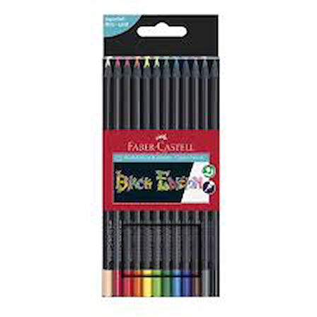 Faber-Castell Black Edition Boya Kalemi 12 Renk