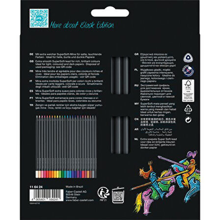 Faber Castell Black Editionboya Kalemi 24 Lü