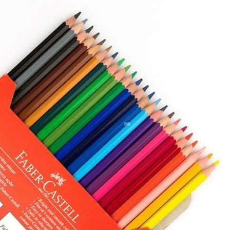 Faber Castell Okul ve Aktivite Boya Seti  24'lü Kuru Boya ve 21'li Büyük Boy Sulu Boya İkisi Bir Arada