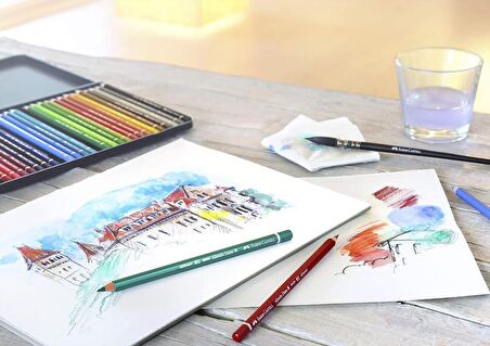 Faber-Castell Albrecht Dürer Aquarell Boya Kalemi Ahşap Kutu 120 Renk 117513