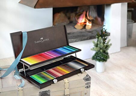 Faber-Castell Albrecht Dürer Aquarell Boya Kalemi Ahşap Kutu 120 Renk 117513