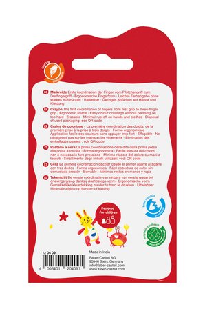  Little Creative Mum Boya 6'lı,Kolay Renklendirme,Ergonomik Gövde