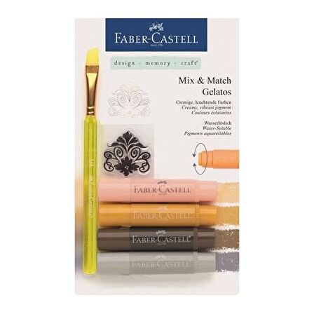 Faber Castell Gelatos Mum Boya Setler Naturel Tonlar