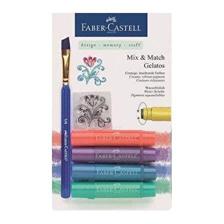 Faber Castell Gelatos Mum Boya Setler Metalik Tonlar