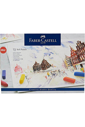 Creative Studio Mini Toz Pastel Boya (Soft), 72 Renk, Yarım Boy, Parlak ve Yoğun Renkler