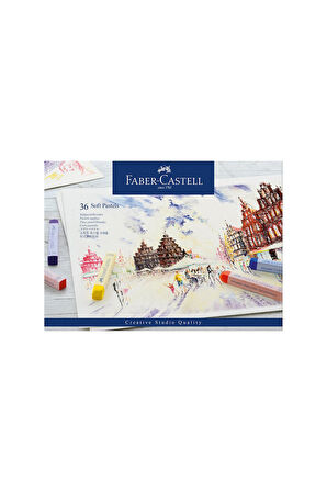 Goldfaber 36'lı Toz Pastel Seti, Parlak ve Yoğun Renkler, Yüksek Pigmentli