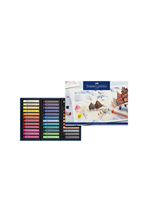 Goldfaber 36'lı Toz Pastel Seti, Parlak ve Yoğun Renkler, Yüksek Pigmentli