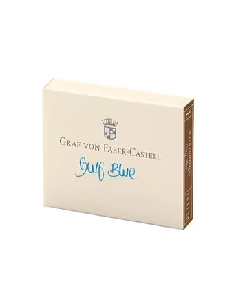 Graf von Faber-Castell Dolma Kalem Kartuşu 6lı Körfez Mavisi 141118